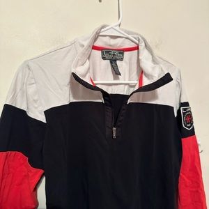 LRL Ralph Lauren Active Quarter ZIP Pullover Shirt Women’s XL Color blocked
